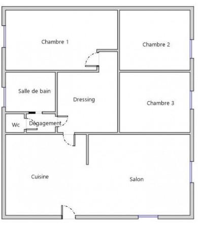 Appartement - 74 m² - 4 pièces