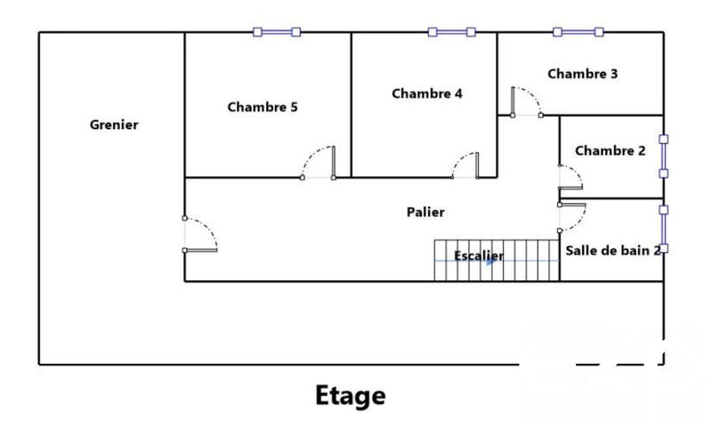 Maison - 204 m² - 7 pièces