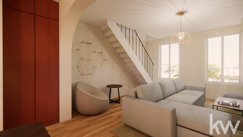 Appartement - 50 m² - 2 pièces