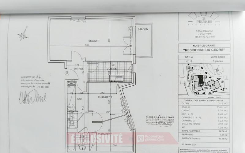 Appartement - 64 m² - 3 pièces