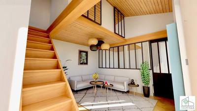 Duplex - 70 m² - 3 pièces