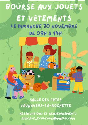 Bourse aux jouets et vêtements d'enfants