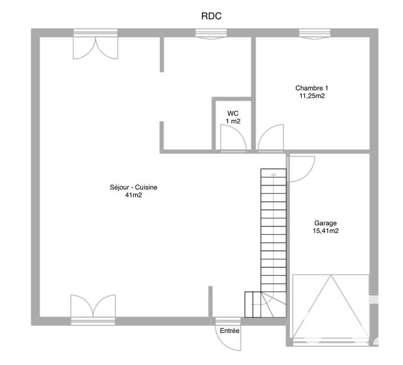Maison - 104 m² - 5 pièces