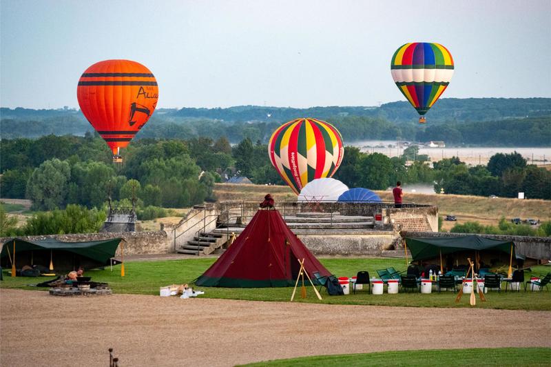 Bivouac « une nuit au jardin » au château royal d'Amboise