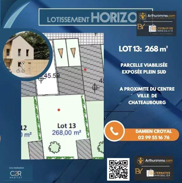 Terrain constructible - 268 m²