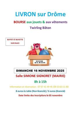 Bourse aux jouets et vêtements