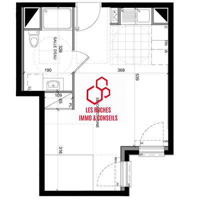 Appartement - 32 m² - 1 pièce