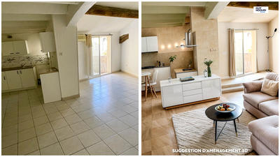 Maison de village - 70 m² - 3 pièces