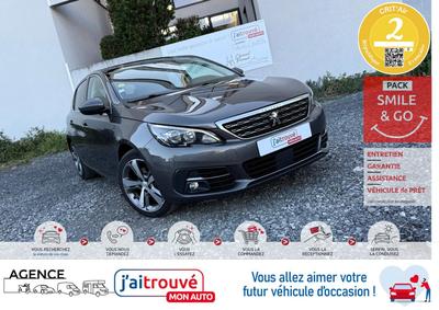 Peugeot 308 1.5 BlueHDi 16v 130 Cv Eat8 s&amp;S Boîte auto Phase II// Garantie 24 Mois Constructeur// Ecran couleur tactile // Bluetooth  //Volant en cuir et alu// Rétroviseurs électriques //Park assiste//chaine changer//Kit de distribution à jour// Dernier e