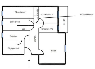 Appartement - 88 m² - 4 pièces