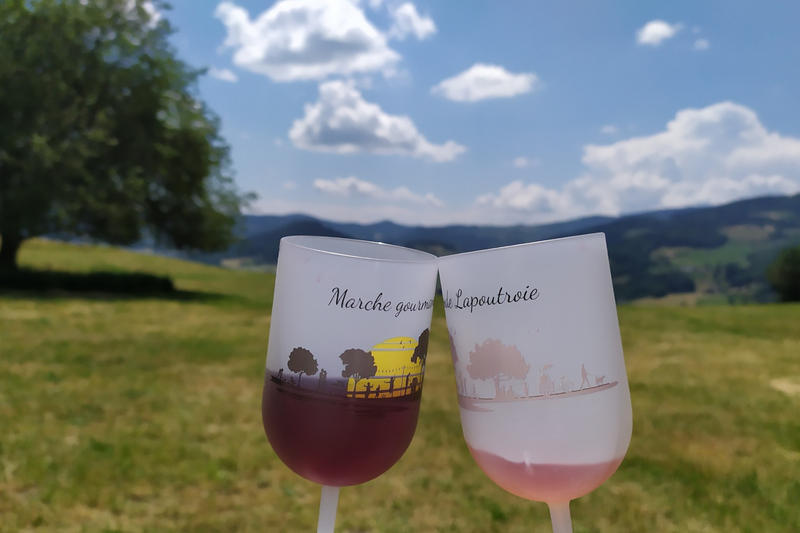 Marche gourmande - les terrasses de Lapoutroie