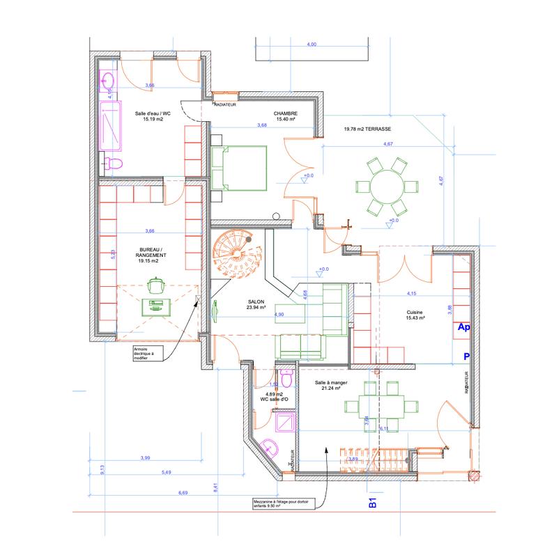 Maison - 187 m² - 10 pièces