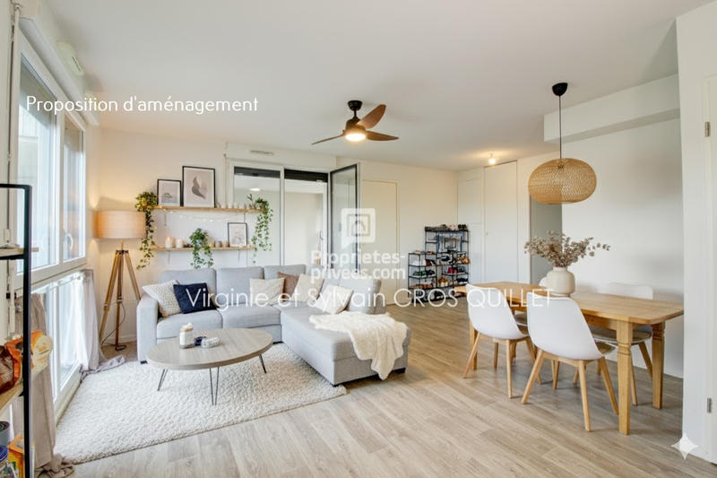 Appartement - 61 m² - 3 pièces