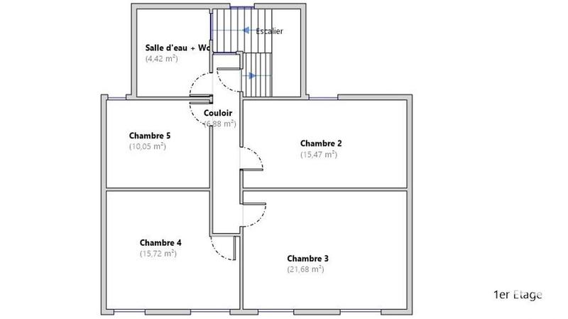 Maison de ville - 142 m² - 6 pièces