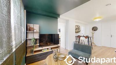 Chambre - 9 m² - 1 pièce