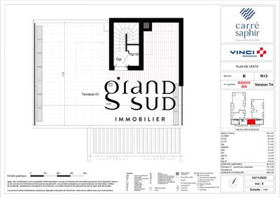 Appartement - 82 m² - 4 pièces