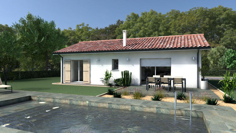 Maison - 80 m² - 3 pièces