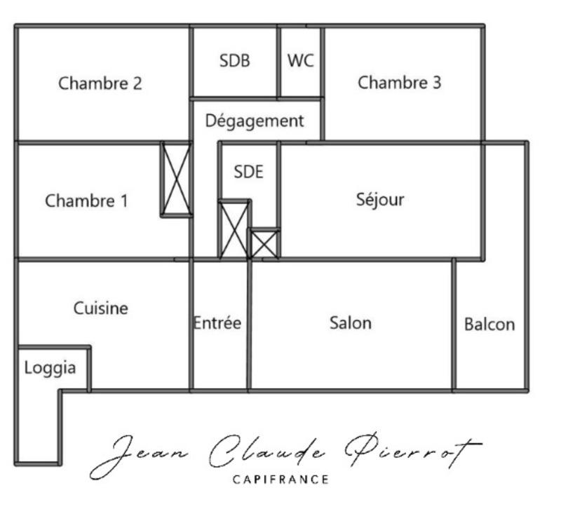 Appartement - 105 m² - 5 pièces