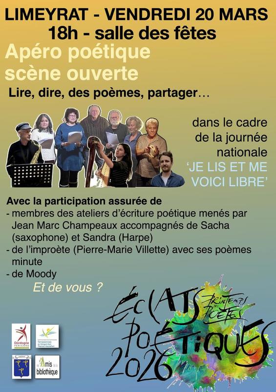 Apéro Poétique  Scène Ouverte