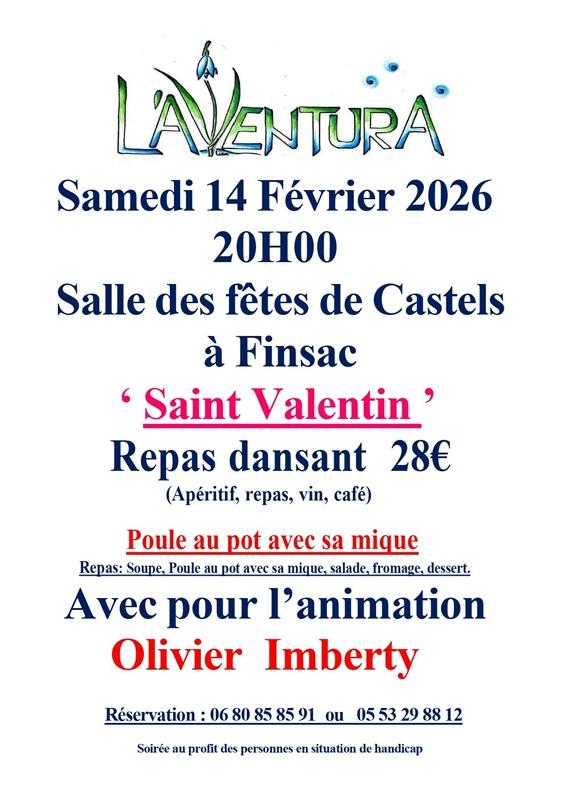 L'Aventura : Repas dansant de la Saint Valentin
