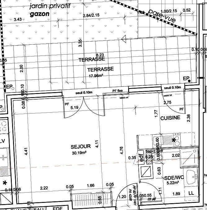 Appartement - 36 m² - 1 pièce