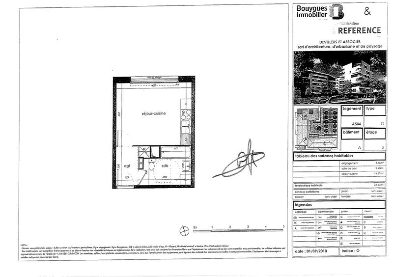 Appartement - 23 m² - 1 pièce