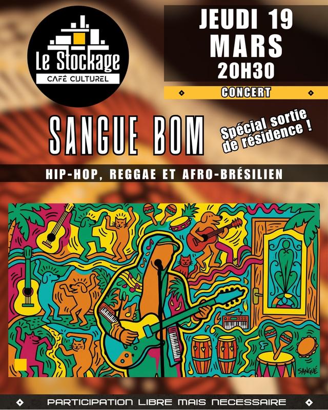 Concert "Sangue Bom" - spécial sortie de résidence