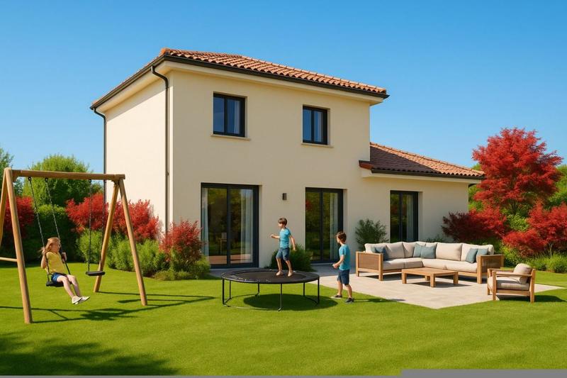 Maison - 90 m² - 5 pièces