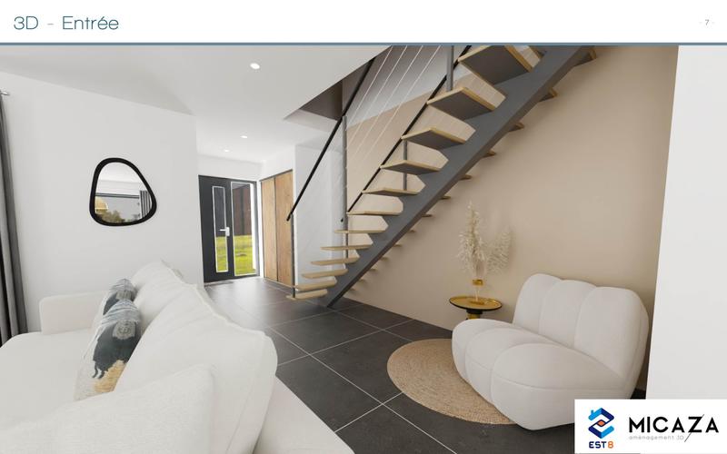 Maison contemporaine - 140 m² - 6 pièces