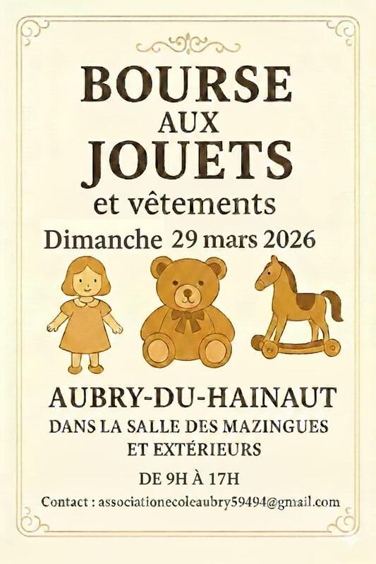 Bourse aux jouets et vêtements
