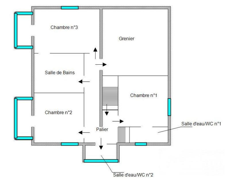Maison - 270 m² - 12 pièces