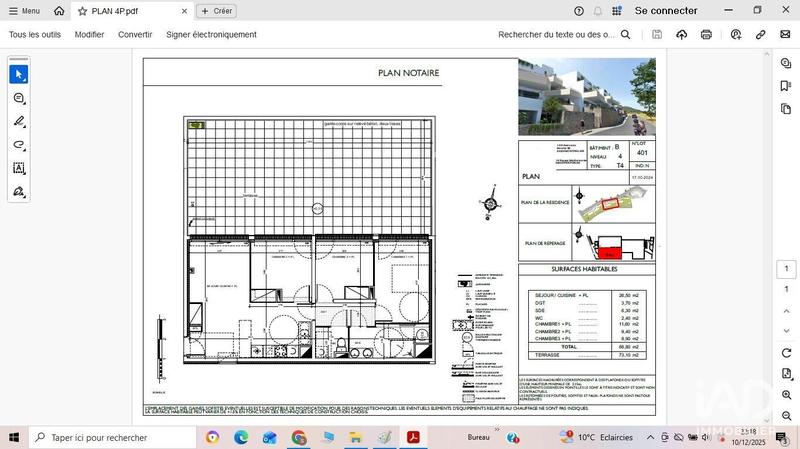 Appartement - 68 m² - 4 pièces