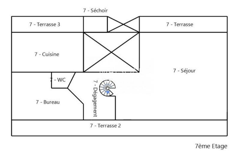 Duplex - 155 m² - 5 pièces