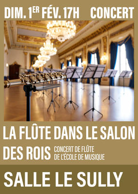 Concert – la flûte dans le salon des rois