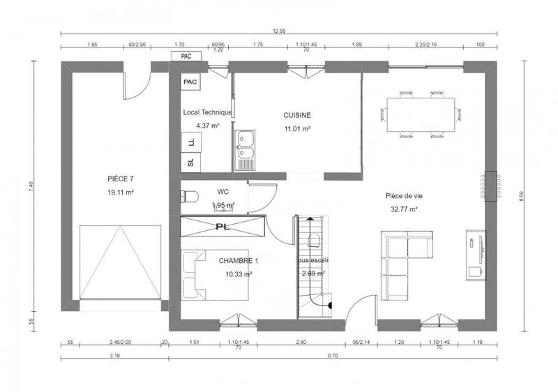 Maison - 108 m² - 5 pièces