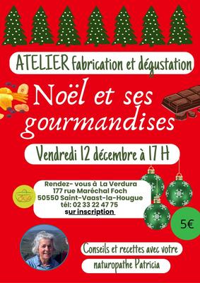 Atelier fabrication et dégustation ; Noël et ses gourmandises