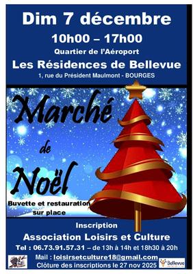 Marché de Noël aux Résidences Bellevue 2025