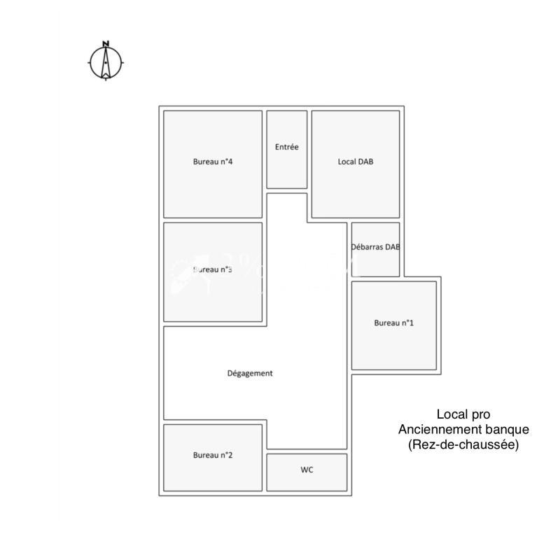 Local commercial - 334 m² - 20 pièces