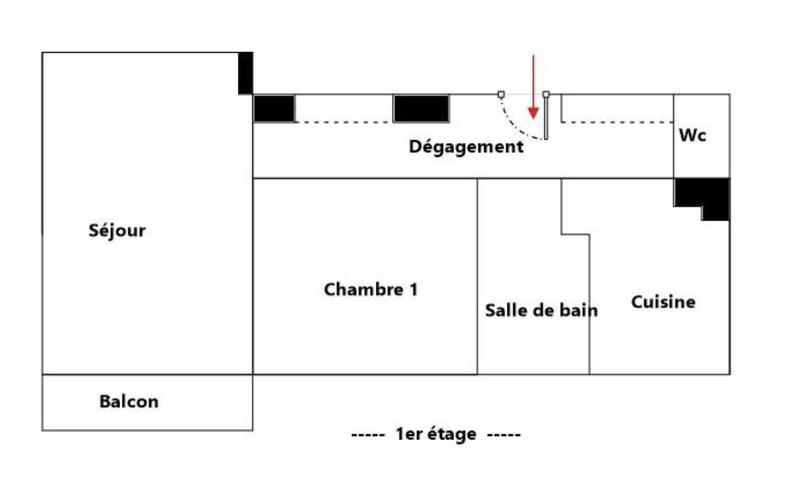 Appartement - 40 m² - 2 pièces