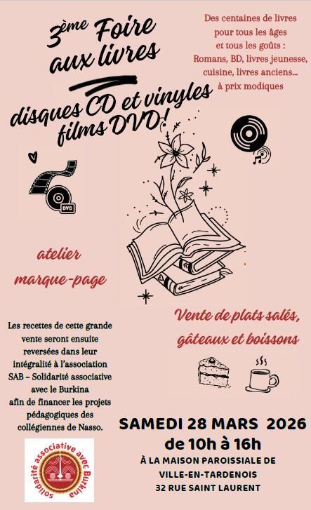 3ème foire aux livres - disques cd et vinyles, films dvd