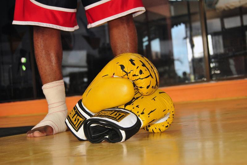 Compétition de boxe Française