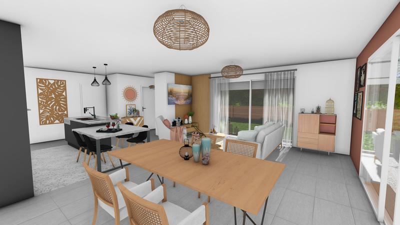 Maison - 104 m² - 5 pièces