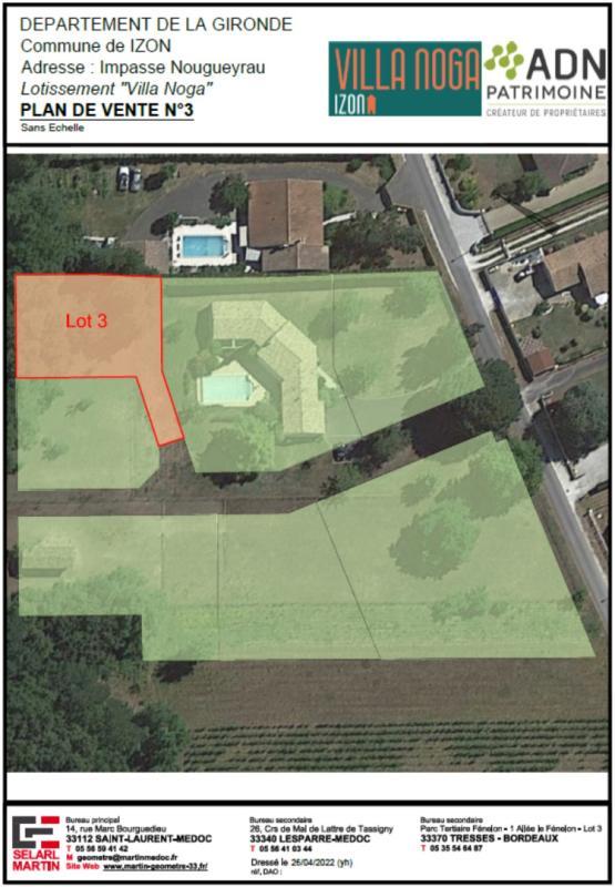 Terrain constructible - 600 m²