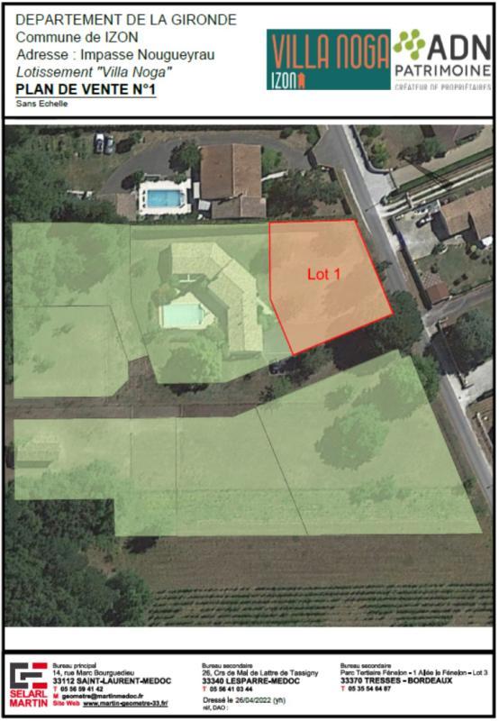 Terrain constructible - 654 m²