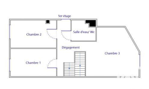Maison - 70 m² - 6 pièces