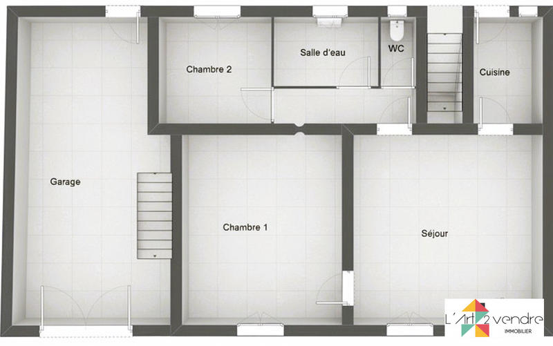 Maison - 67 m² - 3 pièces