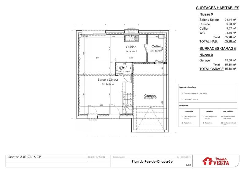 Maison - 81 m² - 4 pièces