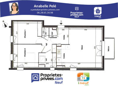 Appartement - 69 m² - 3 pièces