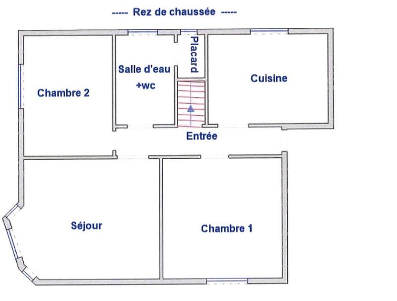Maison - 60 m² - 3 pièces
