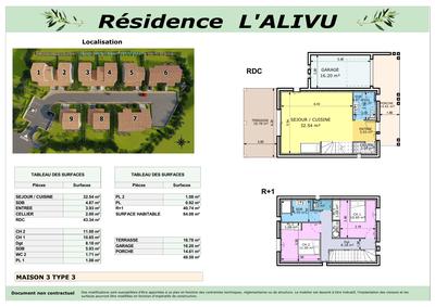 Villa - 77 m² - 3 pièces